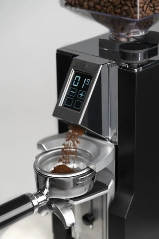 Eureka Libra Chrom, Schwarz 55mm Mahlwerk - Kaffeewelt Eureka