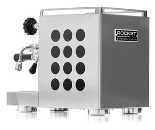 Rocket Appartamento Edelstahl / Schwarz Siebträgermaschine - Kaffeewelt Rocket Espresso