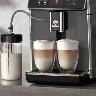 Saeco GranAroma Kaffeevollautomat – 14 Kaffeespezialitäten, Intuitives Farbdisplay, 4 Benutzerprofile, Keramikmahlwerk (SM6580/10)