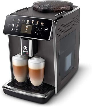 Saeco GranAroma Kaffeevollautomat – 14 Kaffeespezialitäten, Intuitives Farbdisplay, 4 Benutzerprofile, Keramikmahlwerk (SM6580/10)