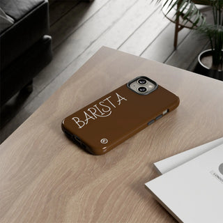 Barista Case / Handyhülle braun Printify