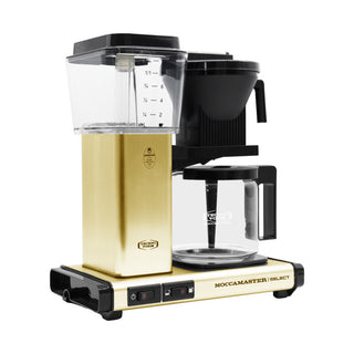 Moccamaster Kaffeeautomat KBG Select, Brushed Brass Gold Kaffeemaschine