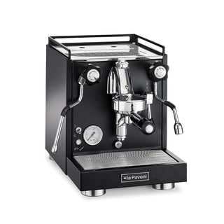 LaPavoni LPSCCB01EU Espressomaschine New Cellini Classic Schwarz Matt