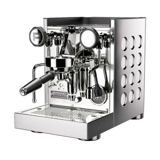 Rocket Appartamento TCA Edelstahl / Weiß Siebträgermaschine - Kaffeewelt