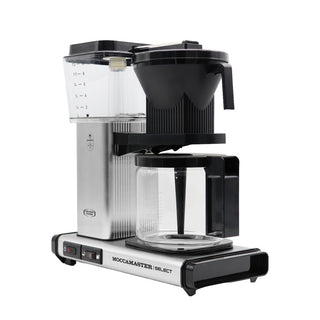 Moccamaster Kaffeeautomat KBG Select, Brushed Edelstahl Kaffeemaschine